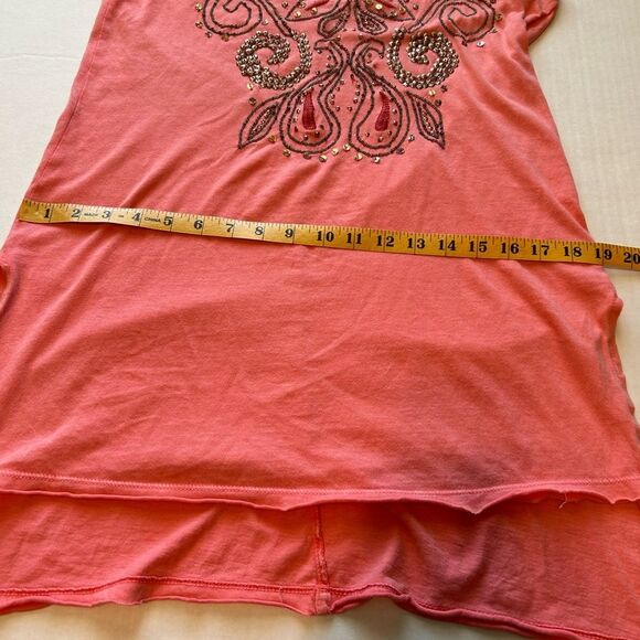 Free People Embroidered Sleeveless Mini Dress Tunic Coverup Top Size XS - Picture 3 of 10